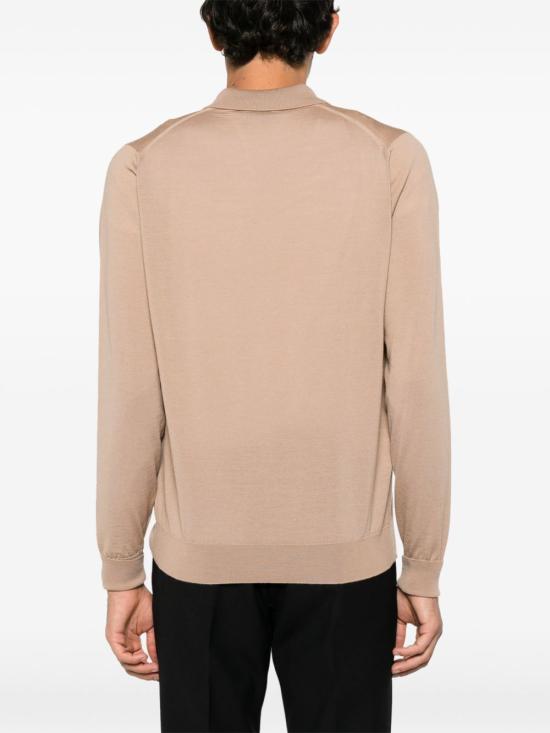 26FW 존스메들리 폴로 티셔츠 DORSET TOASTED ALMOND - JOHN SMEDLEY