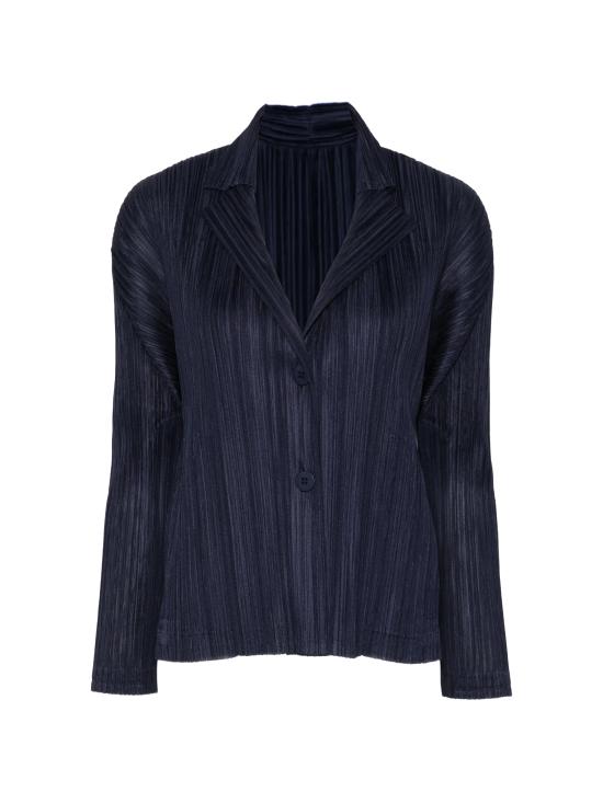 26FW 플리츠플리즈 수트 자켓 PP68JD511 75 NAVY