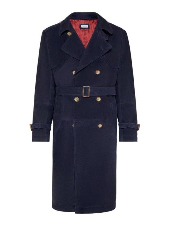  브루넬로 쿠치넬리 트렌치 코트 i239587 NAVY