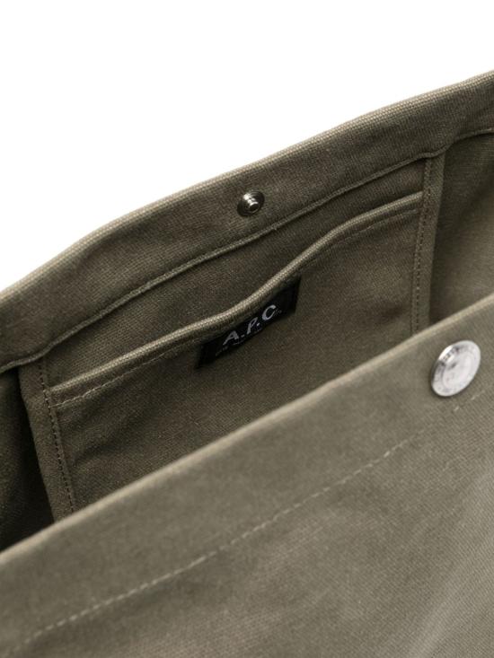 27SS 아페쎄 저널 로고 스몰 숄더백 PSAJZ M67010JAA KHAKI - A.P.C.