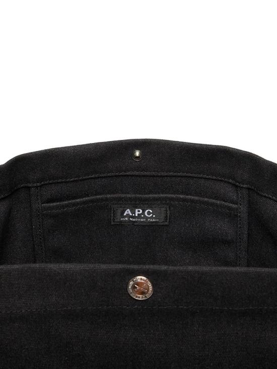 27SS 아페쎄 저널 로고 스몰 숄더백 PSAJZ M67010LZZ BLACK - A.P.C.