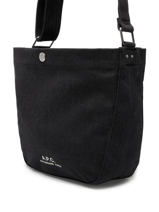 27SS 아페쎄 저널 로고 스몰 숄더백 PSAJZ M67010LZZ BLACK - A.P.C.