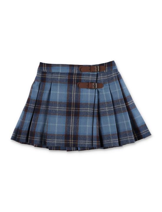 26FW [키즈] 봉쁘앙 스커트 W06GSKW00007 470 SCOTTICH NAVY