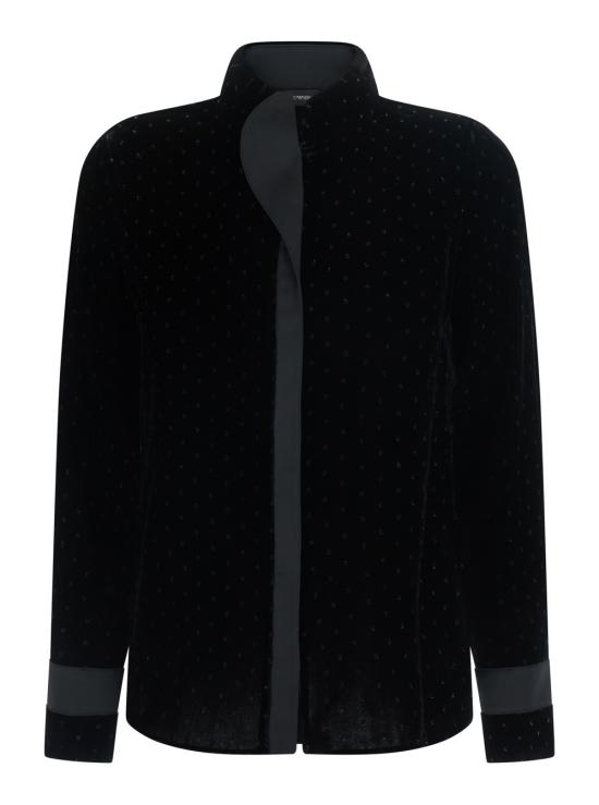 26FW 엠포리오 아르마니 블라우스/셔츠 EW005678AF24428FC367 Black