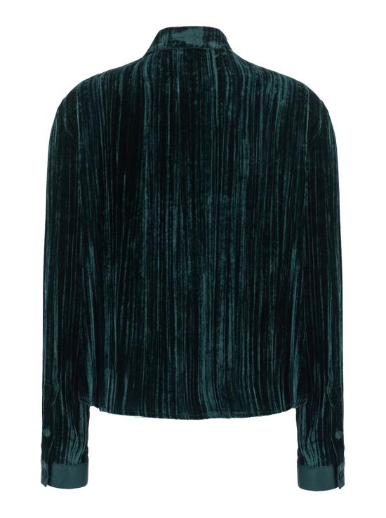 26FW 엠포리오 아르마니 블라우스/셔츠 EW004889AF24429U7016 Green - EMPORIO ARMANI