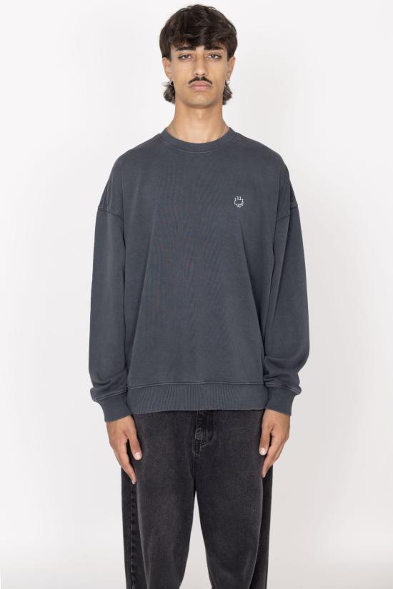 26FW 11:11 L.U.C.K. 긴팔 티셔츠 ANX SW GBR G DYED BLACK ROCK