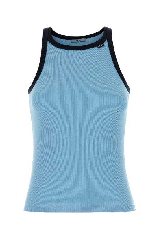 26FW 프라다 반팔 티셔츠 39687SOOO6513 F0QY6 Light Blue