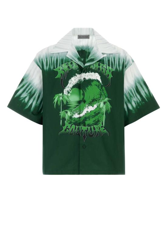 26FW 발렌시아가 긴팔 셔츠 A001ZPTULD2 3048 Printed