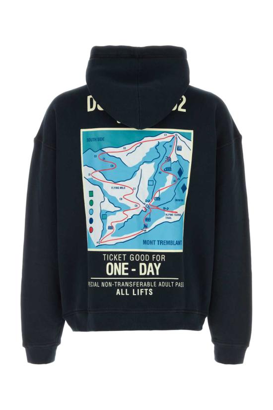 26FW 디스퀘어드2 후드 티셔츠 S71HG0166D25034 524 BLUENAVY - DSQUARED2