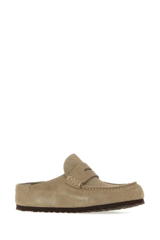26FW 버켄스탁 네이플스 랩드 스웨이드 레더 1029710 TAUPE Grey - BIRKENSTOCK