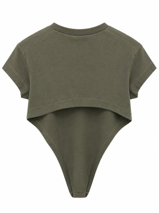 26FW 디스퀘어드2 반팔 티셔츠 S75GD0536D20020 710W MILITARY GREEN - DSQUARED2