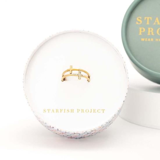  스타피쉬 프로젝트 반지 크로스 세레니티 링 - STARFISH PROJECT