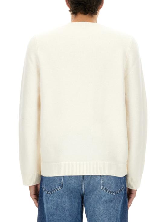  아페쎄 스웨터 A.P.C. 울 저지 탑 아이보리