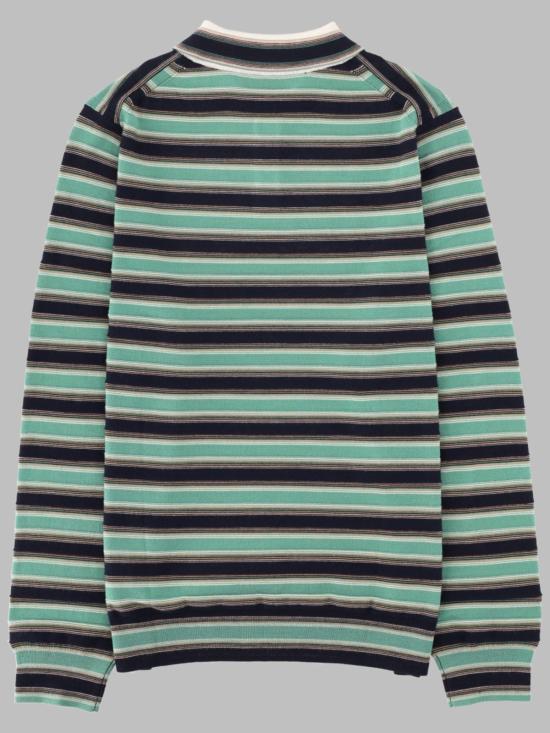  폴 스미스 스웨터 메리노 울 폴로 셔츠 멀티컬러 - PAUL SMITH