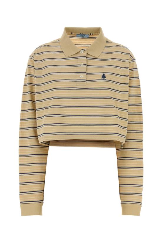26FW 프라다 폴로 티셔츠 39668RSOOO19SJ F05HE BEIGE