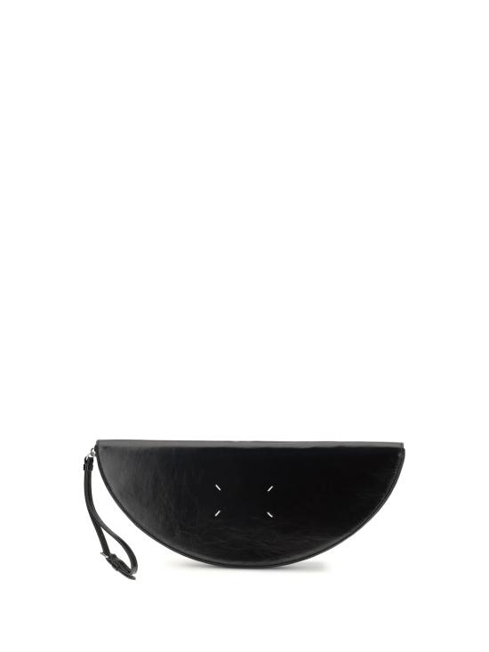  마르지엘라 가방 Maison Margiela 하프문 클러치백 블랙 - MAISON MARGIELA
