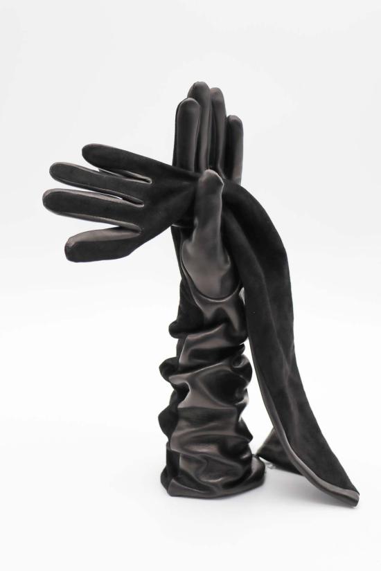  Gloves Forino 1899 장갑 포리노 1899 엘보우 램스킨 & 스웨이드 실크 안감