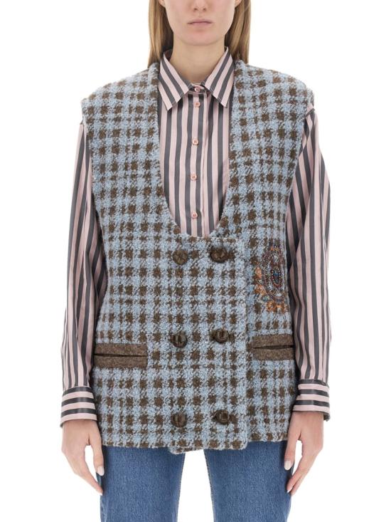  에트로 베스트 하운드투스 오버  웨이스트코트 멀티컬러 - ETRO