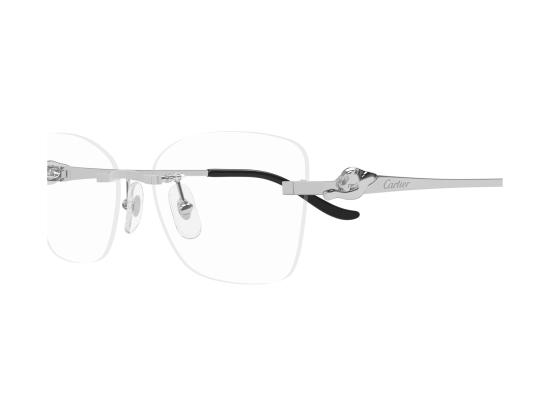 26FW 까르띠에 림리스 무테 안경 CT0522O SILVER - CARTIER