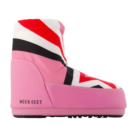 26FW 문부츠 아이콘 나일론 로우 부츠 80D1409970 JV01 PINK
