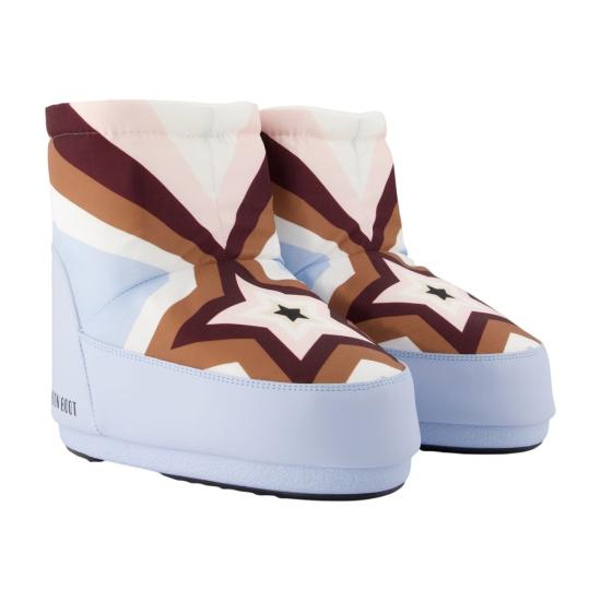 26FW 문부츠 아이콘 나일론 로우 부츠 80D1409970 FV02 BLUE - MOON BOOT