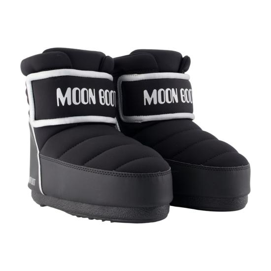 26FW 문부츠 아이콘 나일론 로우 부츠 80D1409940 N001 BLACK - MOON BOOT