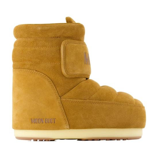 26FW 문부츠 아이콘 나일론 로우 부츠 80D1409980 M008 BROWN