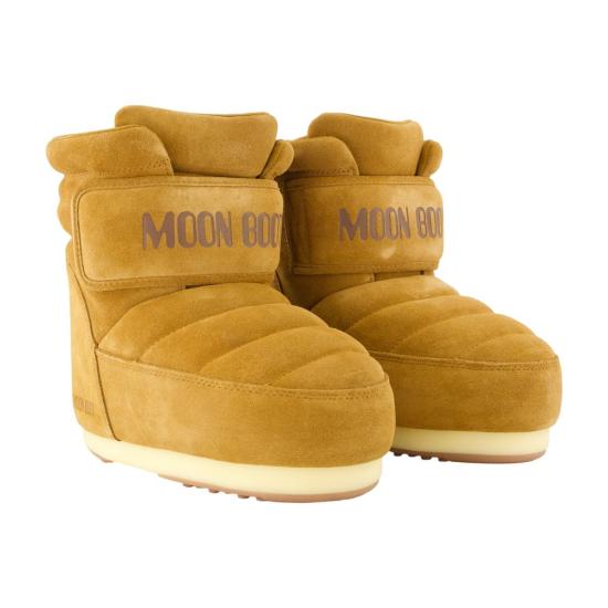 26FW 문부츠 아이콘 나일론 로우 부츠 80D1409980 M008 BROWN - MOON BOOT