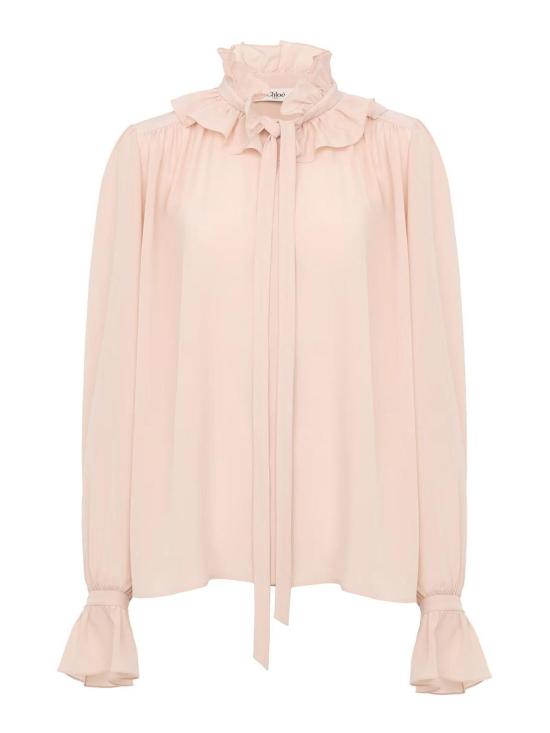 26FW 끌로에 블라우스 CH26WH1700056H6 PINK