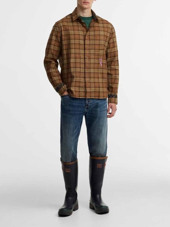 26FW 바버 셔츠 MSH5851TN91 BROWN - BARBOUR