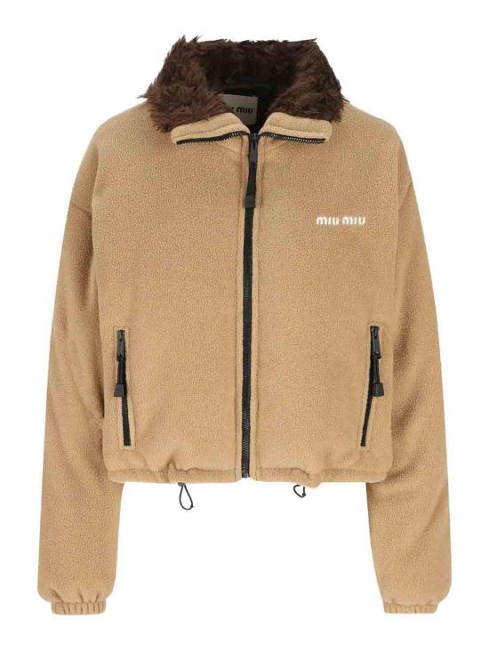 26FW 미우미우 루루 봄버 자켓 ML1147SOOO17OQF0040 NUDE NEUTRALS