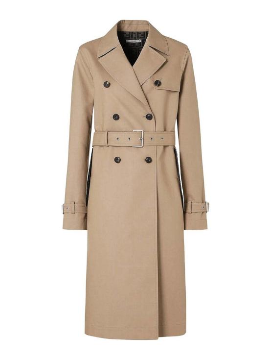 26FW 펜디 트렌치 코트 FF6241B1UEF0CJU NUDE NEUTRALS