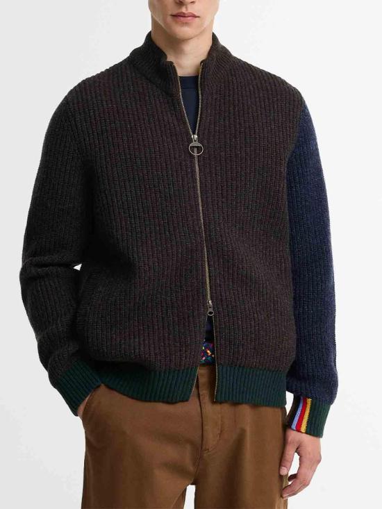 26FW 바버 가디건 MKN1796BR37 BROWN - BARBOUR