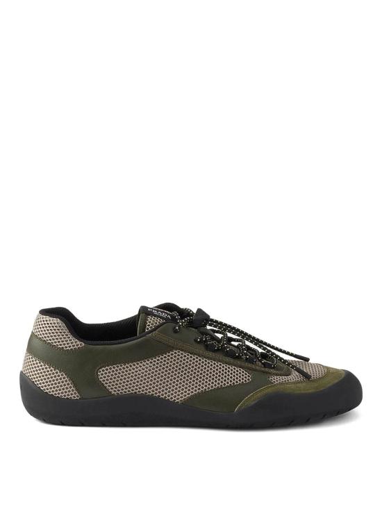 26FW 프라다 스피드락 레더 앤 메쉬 패브릭 스니커즈 2EE468FG0003ZM0F0161 GREEN