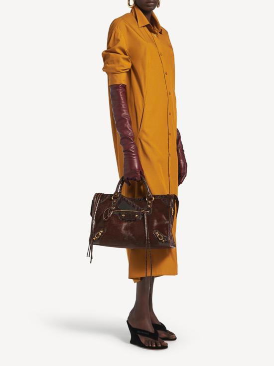 26FW 발렌시아가 르 시티 백 8657602ACPG2836 BROWN - BALENCIAGA