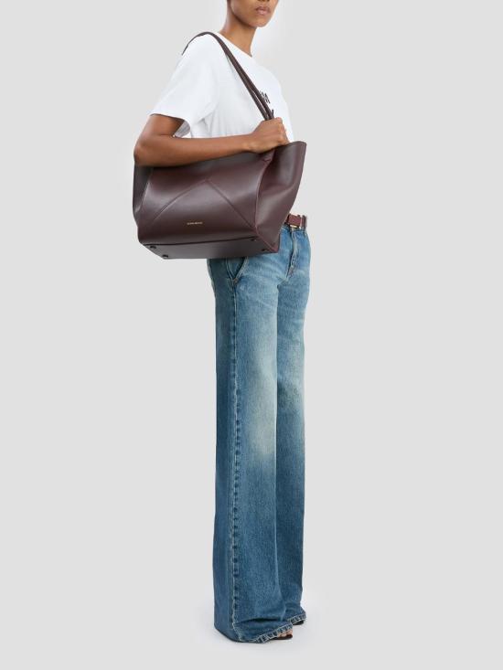 26FW 빅토리아 베컴 토트백 B325AAC006915ACOFFEELIQUEUR BROWN - VICTORIA BECKHAM