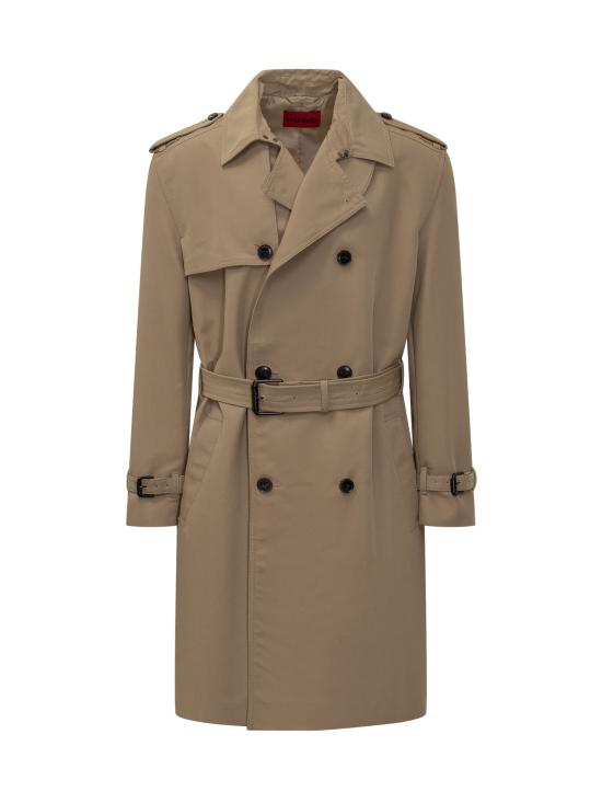 26FW 보스 트렌치 코트 50561651 269 MEDIUM BEIGE