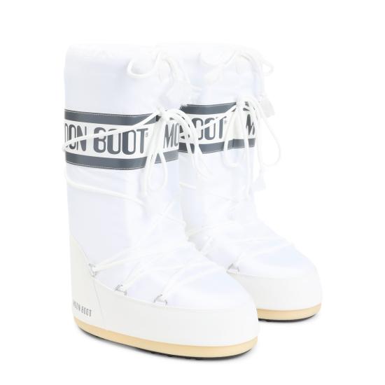 26FW 문부츠 아이콘 나일론 부츠 80D1400440 A001 WHITE - MOON BOOT