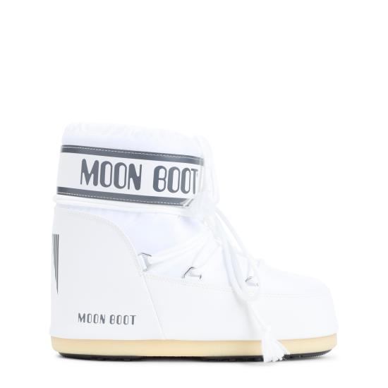 26FW 문부츠 아이콘 나일론 로우 부츠 80D1409340 A009 WHITE MONO