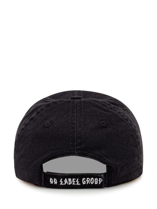 26FW 44레이블 모자 B0030469FA628 E13 BLACK 44 LG DIRTY WHITE EMBROIDERY - 44 LABEL
