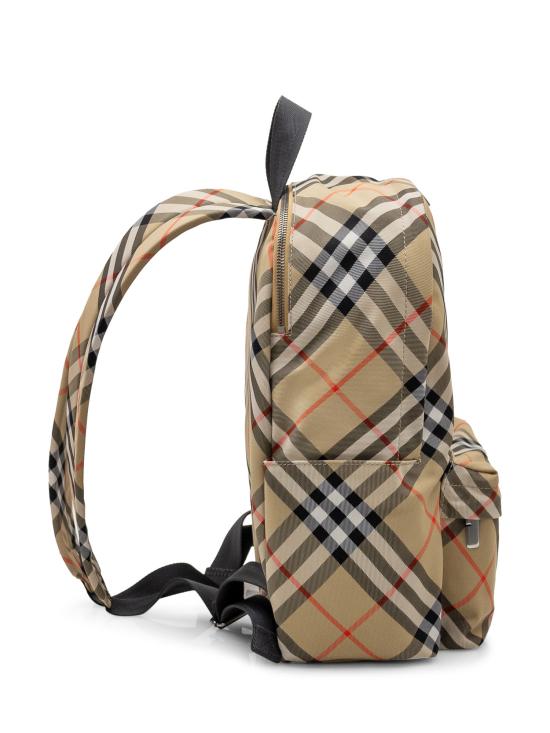 26FW 버버리 스몰 체크 프린트 백팩 8102354 B9368 SAND - BURBERRY