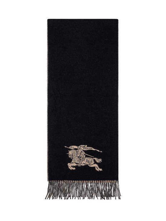 26FW 버버리 EKD 캐시미어 리버시블 스카프 8078783 A7129 CAMEL BLACK