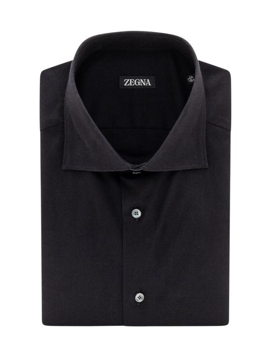 26FW 에르메네질도제냐 긴팔 셔츠 401347A49MS0BA 401347A4 BLACK