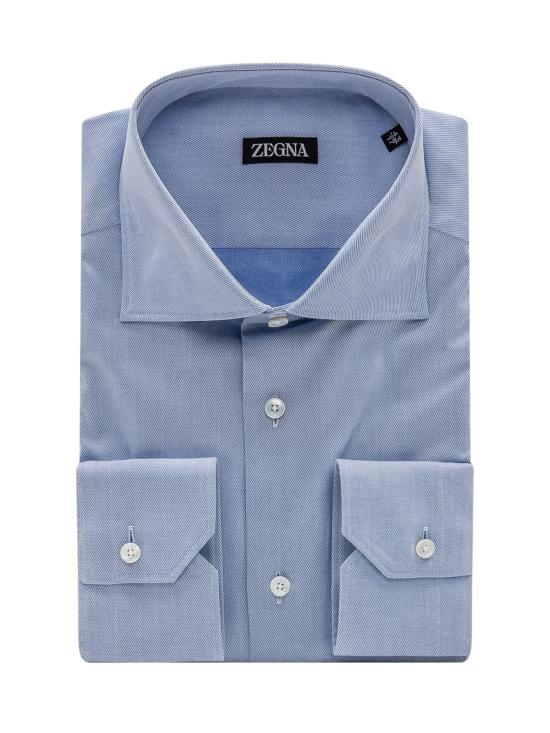 26FW 에르메네질도제냐 긴팔 셔츠 401342A49MS0BA 401342A4 LIGHT BLUE