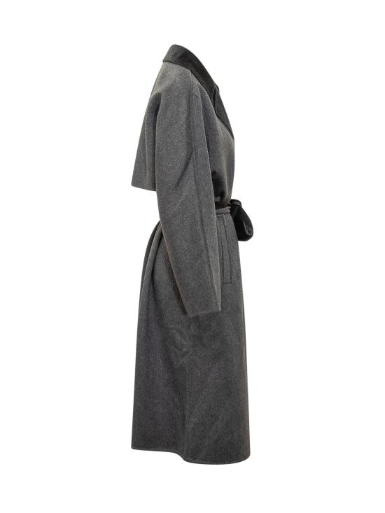 26FW 캘빈클라인 트렌치 코트 LV044H538G P7E TWO TONE B30 MEDIUM GREY - CALVIN KLEIN