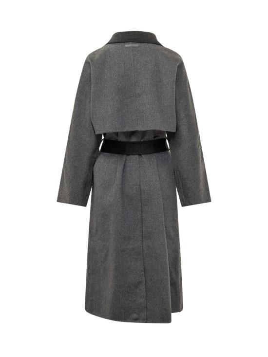 26FW 캘빈클라인 트렌치 코트 LV044H538G P7E TWO TONE B30 MEDIUM GREY - CALVIN KLEIN