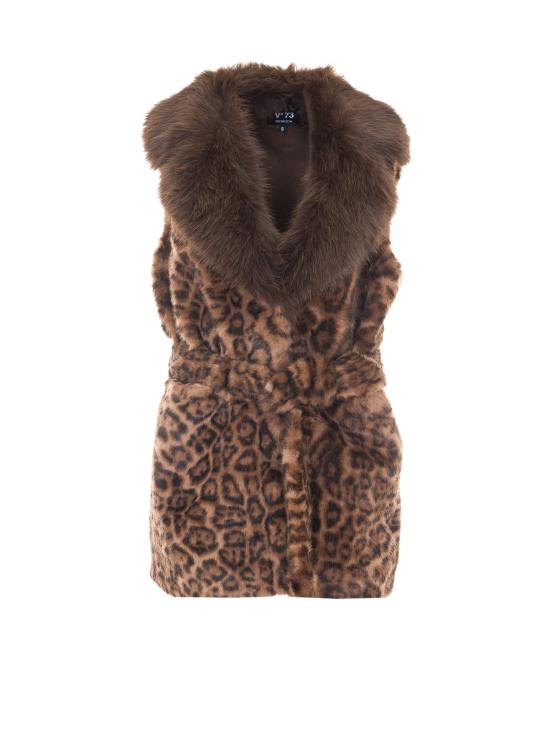 26FW 브이73 베스트 73C1AA101 MORO MULTICOLOR BROWN