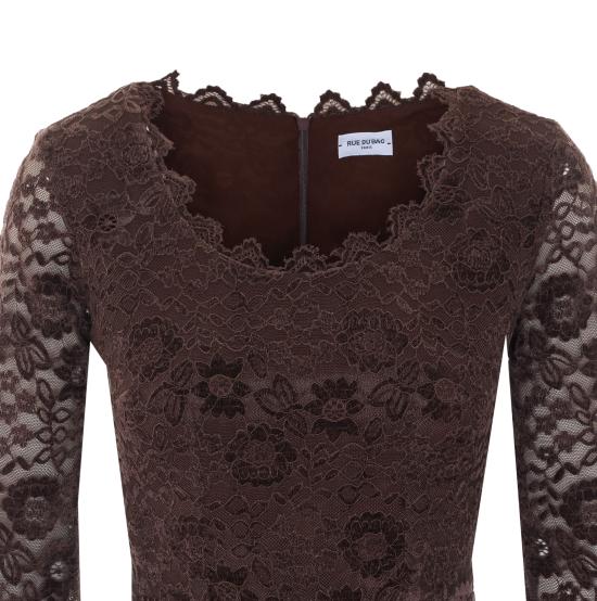 26FW 루두박 미디 원피스 4315 B1 44492605 BROWN - RUE DU BAC