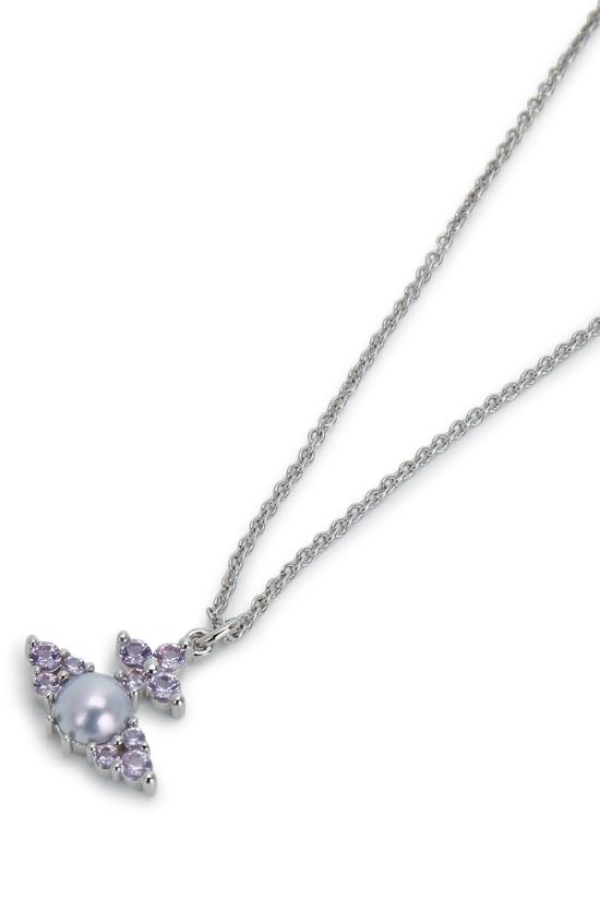 26FW 비비안웨스트우드 이어링 630203EP02P774 P774 PLATINUMLAVENDERCZPURPLE - VIVIENNE WESTWOOD