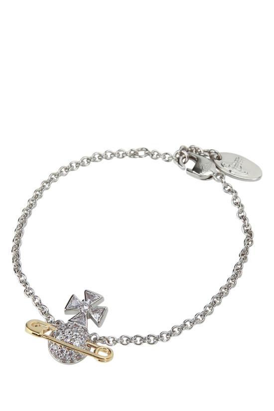 26FW 비비안웨스트우드 팔찌 6102026O02P133 P133 PLATINUMGOLDWHITECZ - VIVIENNE WESTWOOD
